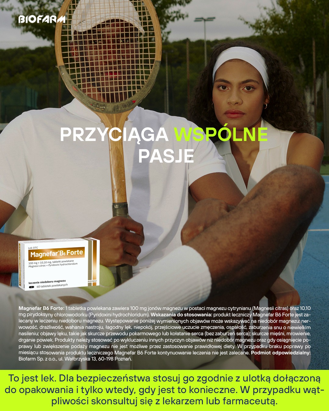 W sporcie, zdrowie to podstawa! 🎾

Żeby dzielić się pasją z innymi i dawać z siebie wszystko - warto o nie zadbać.

#biorę
#biofarm