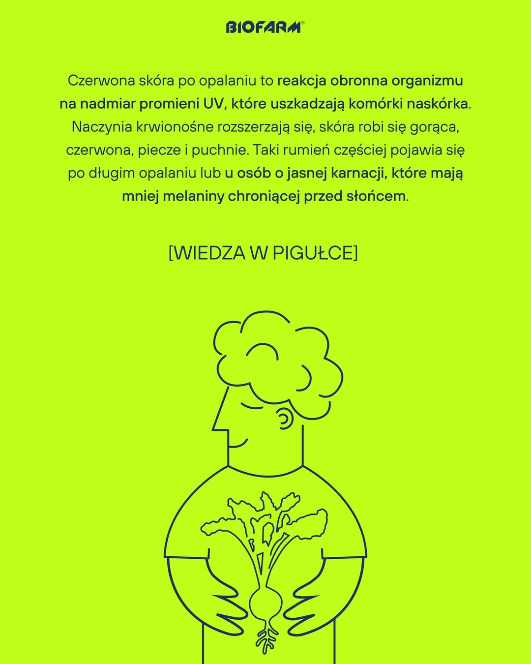 Każdy zna to uczucie, gdy zamiast pięknej, złotej opalenizny, wracamy z plaży czerwoni jak burak. 
Ale czy wiemy dlaczego? 👀

#biorę
#biofarm